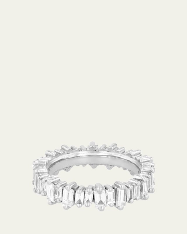 18K White Gold New Classic Eternity Band Ring